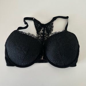 Auden (Target) black lace racerback bra 36D new no tags